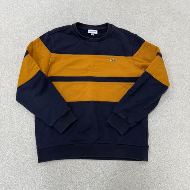 100 라코스테 럭비 스웨터 맨투맨 0127T1