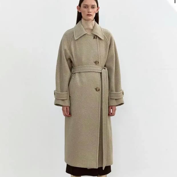 모한 울 트위드코트