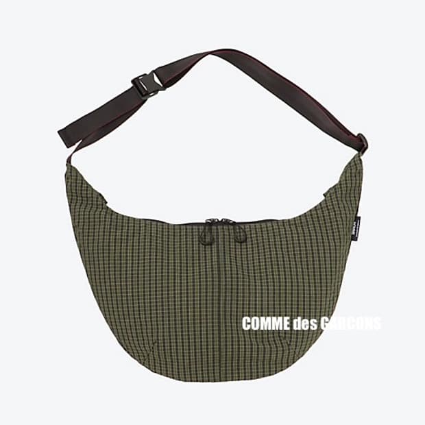 [OS] 꼼데가르송 옴므 그리드 체크 메신저백 