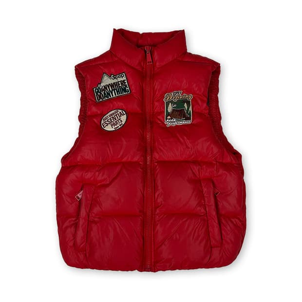 지프 오리털 패딩 조끼 베스트