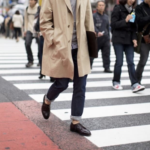 알든 코도반 2160 스트레이트 팁 블러쳐 6.5E 버건디