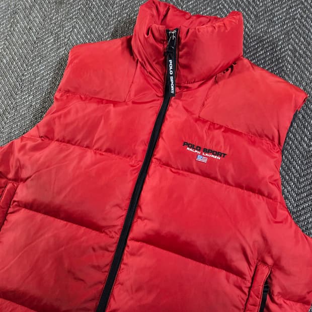 폴로 스포츠 랄프로렌 90s 패딩 베스트