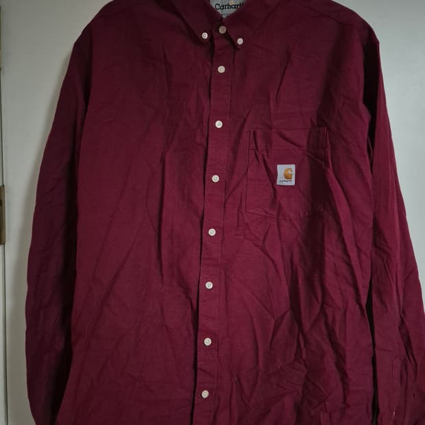 칼하트 셔츠 버건디 XXL