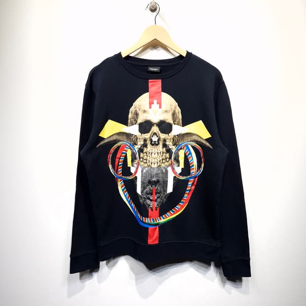 마르셀로 불론 MARCELO BURLON 스컬 프린팅 맨투맨_M