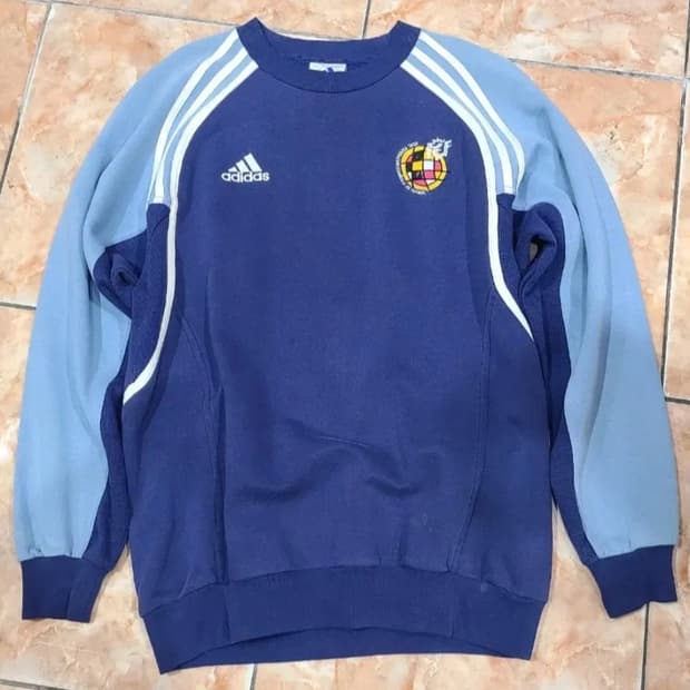 90s 아디다스 스페인 축구 국대 스웻셔츠