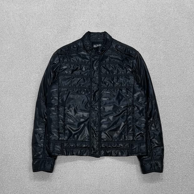 본 더치 Vondutch 글로시 경량 패딩 자켓 블랙