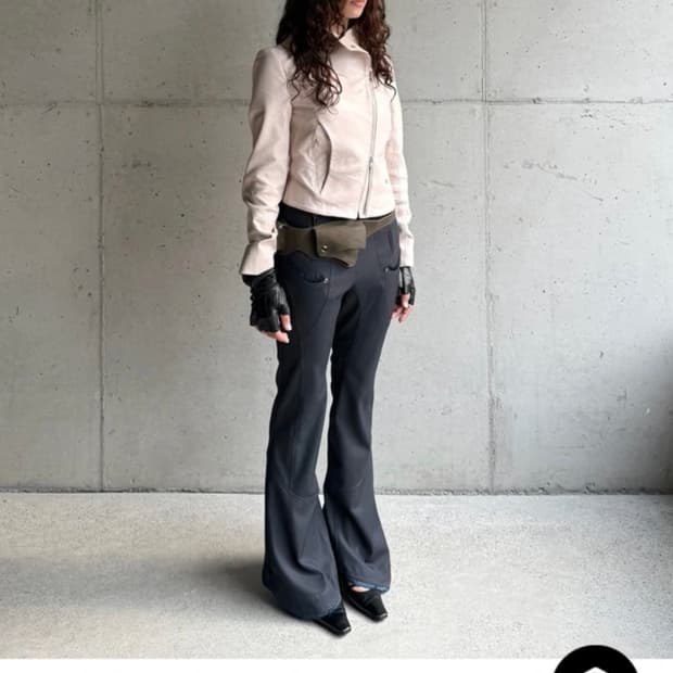 미스치프 25FW CONTOUR WEAVE PANTS_NAVY 새상품