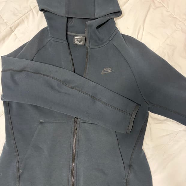 나이키 슬림핏 집업 네이비 M