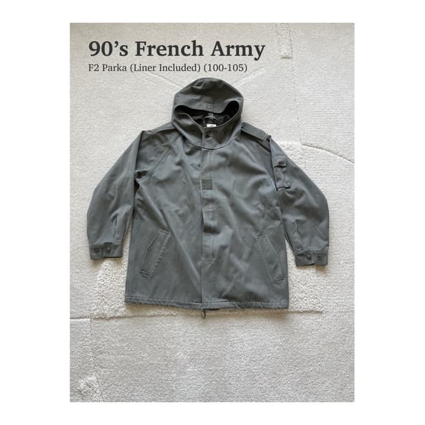 90s 프렌치 아미 F2 자켓 (Liner Included)