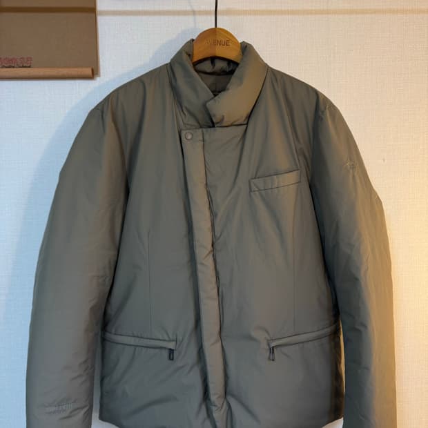 [L]코오롱스포츠 윈드스토퍼 패딩 자켓 카키