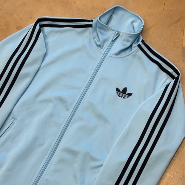 95 아디다스 파이어버드 스카이블루 트랙탑