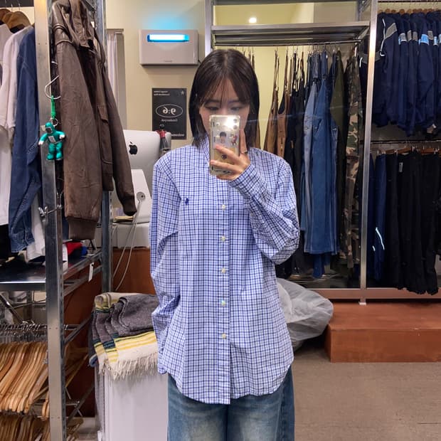 (M) POLO 폴로 랄프로렌 체크 셔츠 