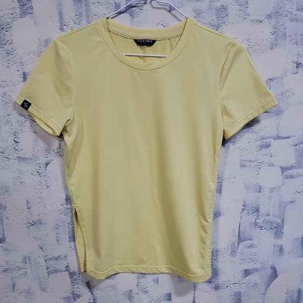 젝시믹스 기능성 반팔 티셔츠 옐로우 M