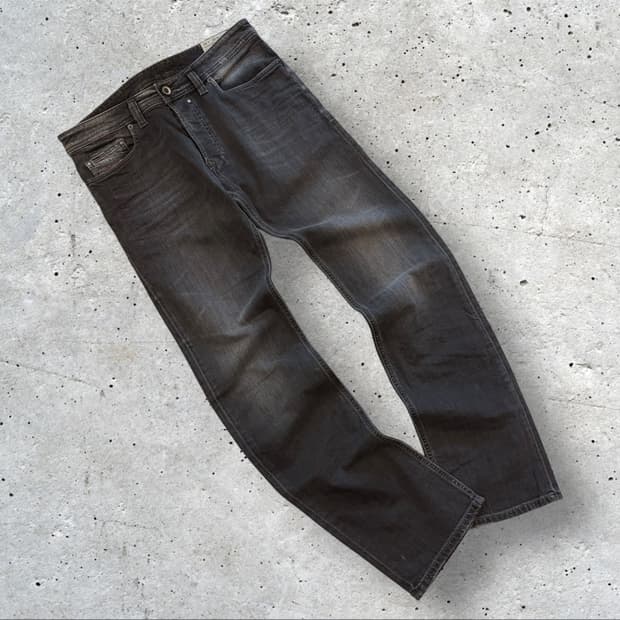 [30] 디젤 SAFADO 블랙 데님 청바지 팬츠 C677