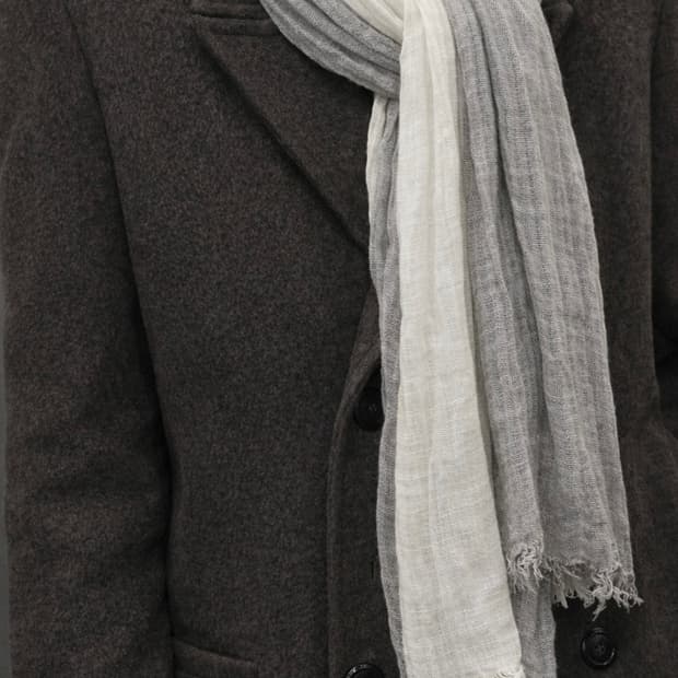 빈티지 주름 머플러