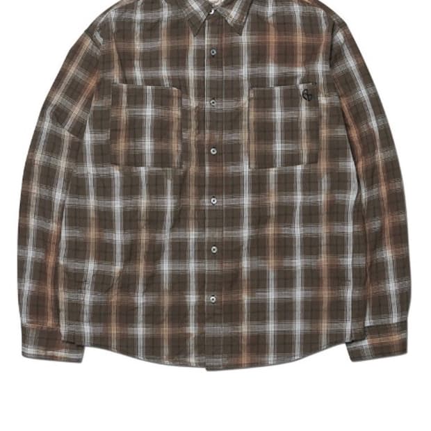 노매뉴얼 O.D 체크셔츠