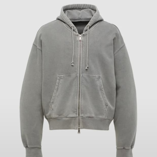 쿠어 가먼트 다잉 에센셜 후드 집업