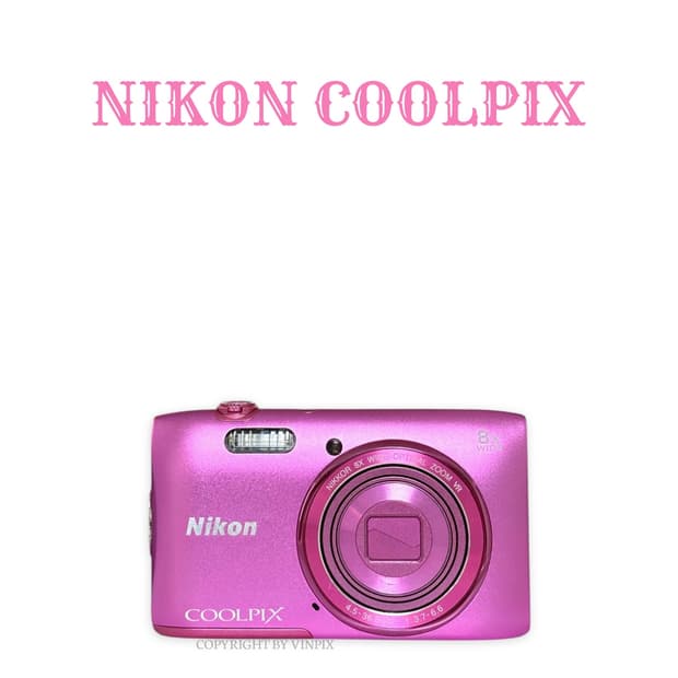 |사쿠라픽🩷,소프트포커스| 니콘 쿨픽스 s3600 디지털 카메라 디카