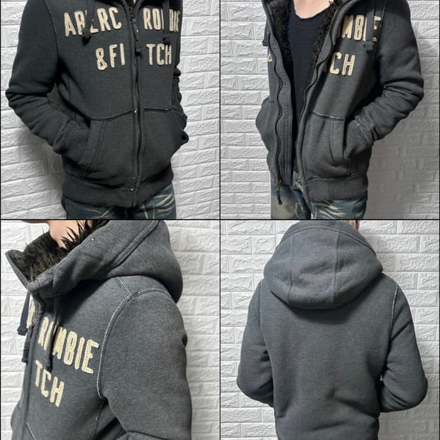 아베크롬비 울프죠 후드집업