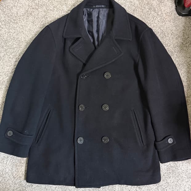 00s 유니클로 울 피코트