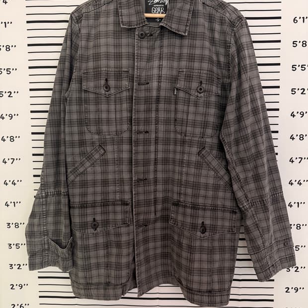 올드 스투시(Stussy) 워크 셔츠 자켓