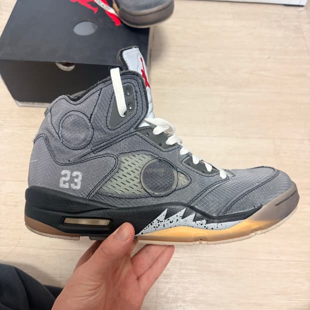 나이키 오프화이트 조던5 모슬린 280