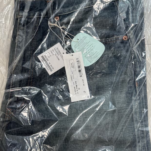 나나미카 셀비지 데님팬츠 빈티지인디고 32사이즈