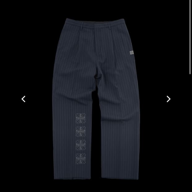 헤리티지플로스 알프레드 IRON CROSS STRIPED PANTS