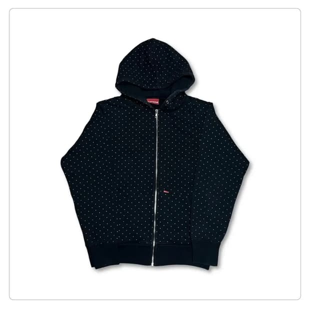 Supreme 슈프림 하트 도트 후드집업