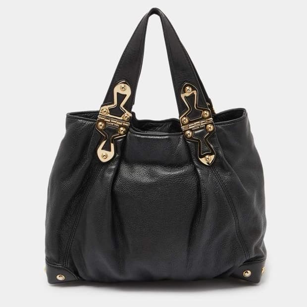 Michael Kors Black Leather Tote bag