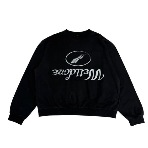 웰던 오버사이즈 로고 스웻셔츠