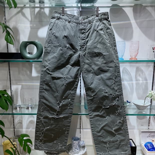 ISSUETHINGS damaged processing pants