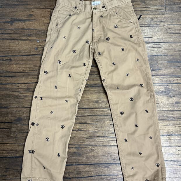 OILL'S 일즈 오리지널 자수 치노 팬츠 실측사이즈L