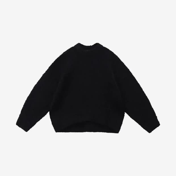 트리밍버드 Poodle Alpaca Knit [ Black ]