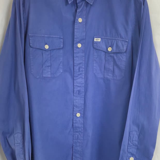 폴로 랄프로렌 블루셔츠 L 사이즈
