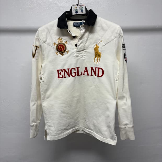 폴로 랄프로렌 잉글랜드 럭비 스웻셔츠