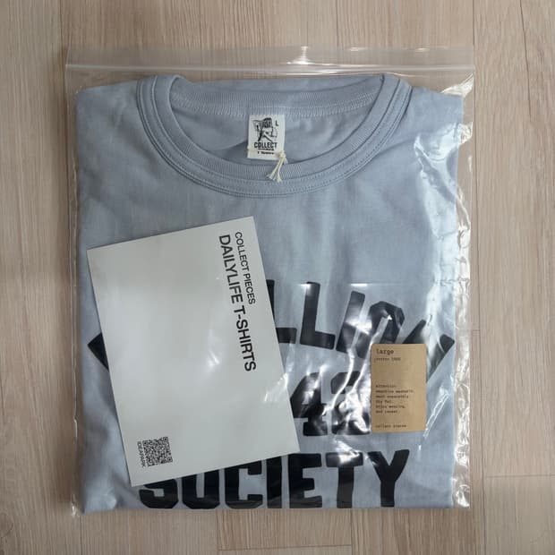 [L] 컬렉트피시스 1942 T-SHIRTS (SKY BLUE)