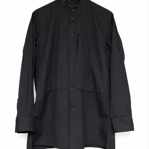 요지야마모토 히든 포켓 롱셔츠 