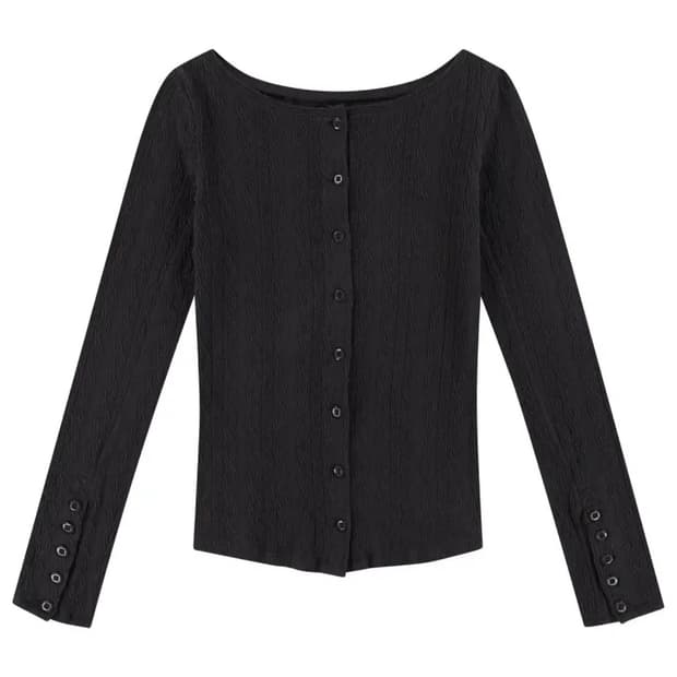 코이세이오 투웨이 롱슬리브 차콜