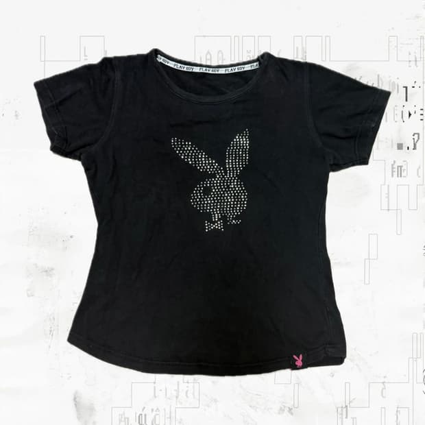 Playboy spangle short tee