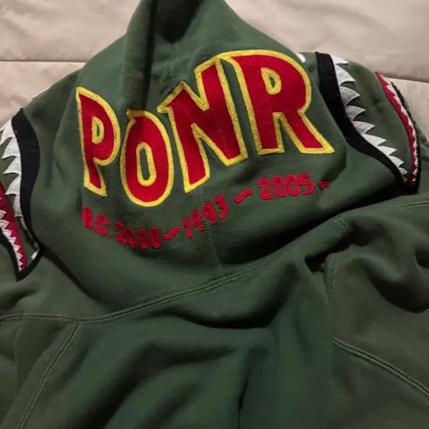 베이프 샤크 후드집업