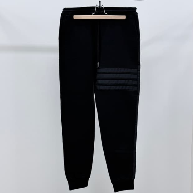 [S+급/5] 톰브라운 사선완장 트레이닝 조거팬츠 바지 블랙