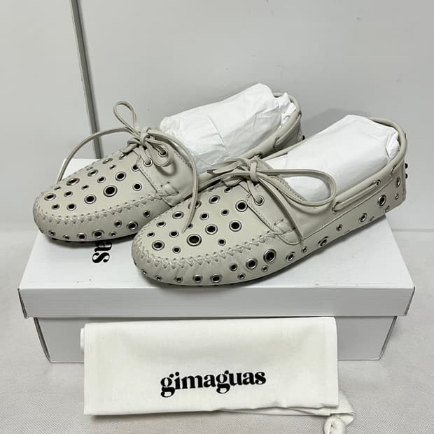 [39]기마구아스 아일렛 드라이빙 슈즈/화이트