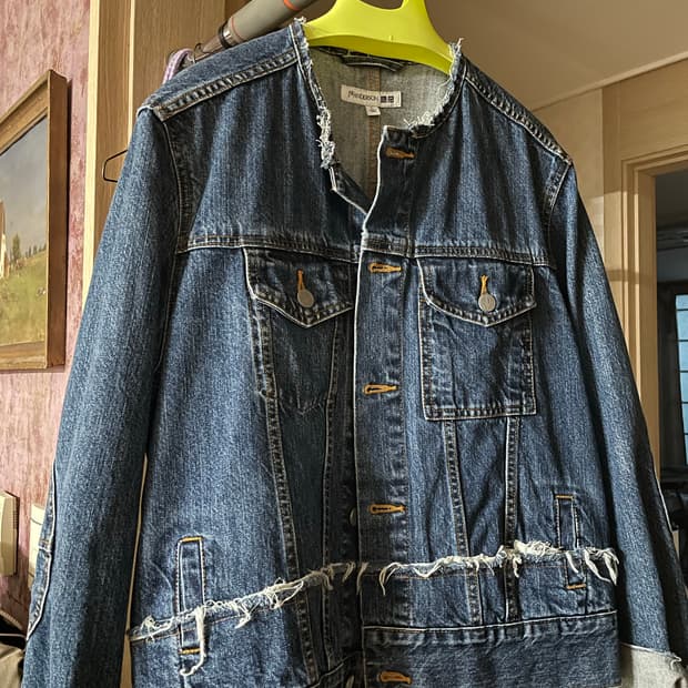 18SS 유니클로 x JW 앤더슨 해체주의 데님 재킷 (명작)