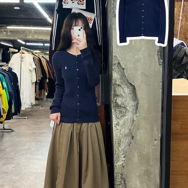 폴로 랄프로렌 가디건 네이비 M #csz3682