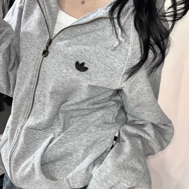 🐰아디다스 90‘st 파이어버드 코튼 면 후드집업🤍