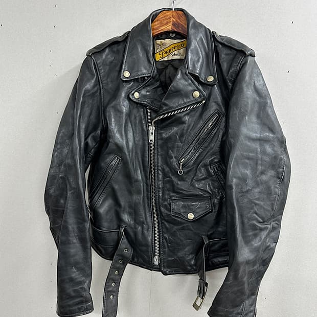 빈티지 쇼트 퍼펙토 라이더 자켓 M 