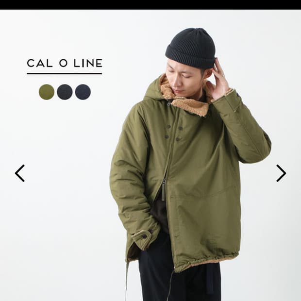 [L] CAL O LINE 칼오라인 업데이트 스노우 파카 올리브