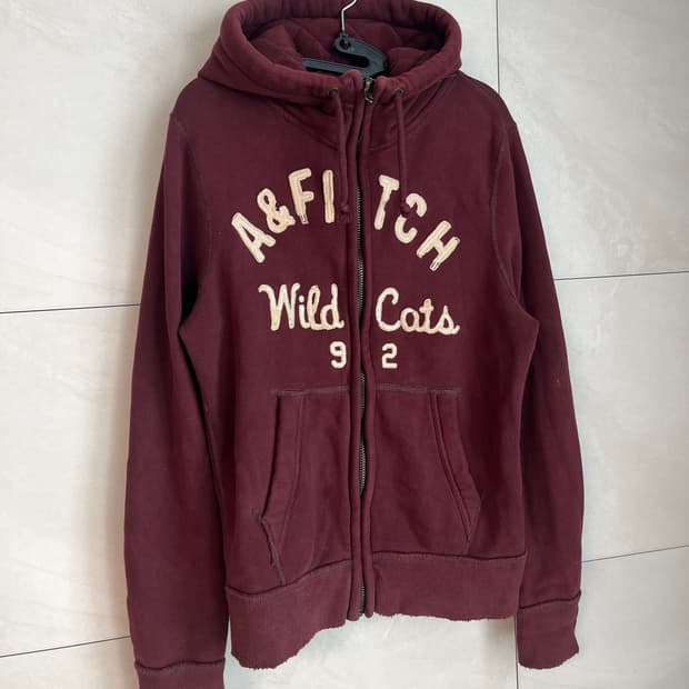 아베크롬비 A&F 후드집업 버건디 [S]