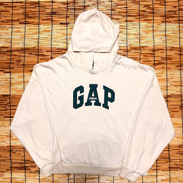 GAP 아이보리 스펠아웃 후드티 XL